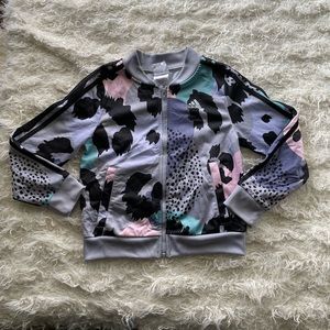 Adidas girls zip up size 7/8